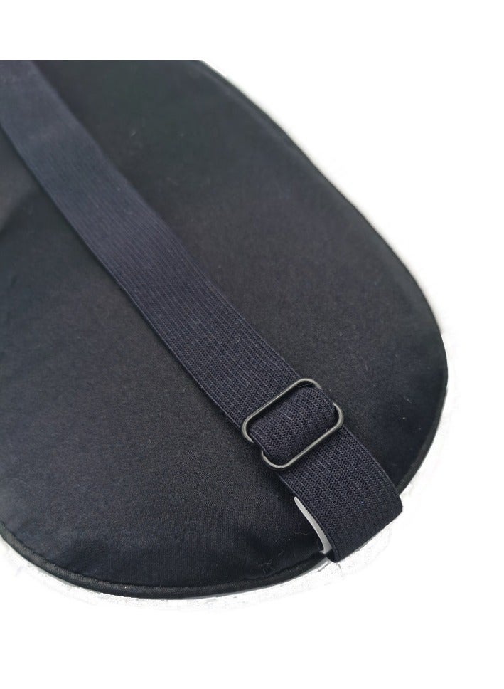 Sleep Mask, 100% Pure Mulberry Silk Eye Mask for Sleeping, Anti-Allergy Silk Sleep Eye Mask with Adjustable Strap, Sleep Mask for Side Sleeper, Block Light Soft Cover Traveling Gifts - Image 3