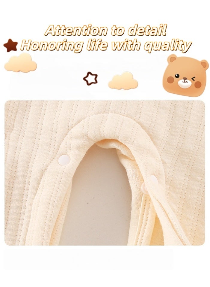 زيشينغ مجموعة هدايا للأطفال حديثي الولادة Zisheng 23 قطعة، ملابس أطفال حديثي الولادة ومجموعات هدايا للأطفال الأولاد والبنات، ملابس أطفال حديثي الولادة بطباعة الدب الأبيض من القطن لجميع الفصول - Image 3