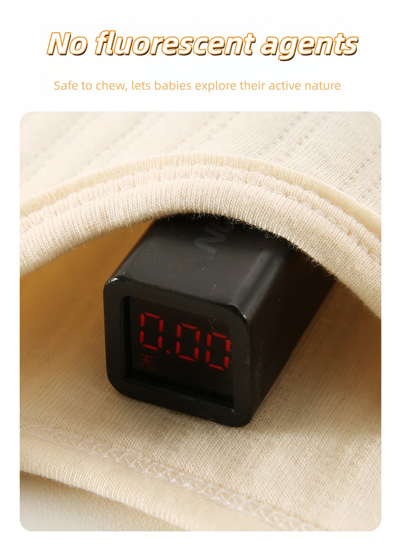 زيشينغ مجموعة هدايا للأطفال حديثي الولادة Zisheng 23 قطعة، ملابس أطفال حديثي الولادة ومجموعات هدايا للأطفال الأولاد والبنات، ملابس أطفال حديثي الولادة بطباعة الدب الأبيض من القطن لجميع الفصول - Image 4