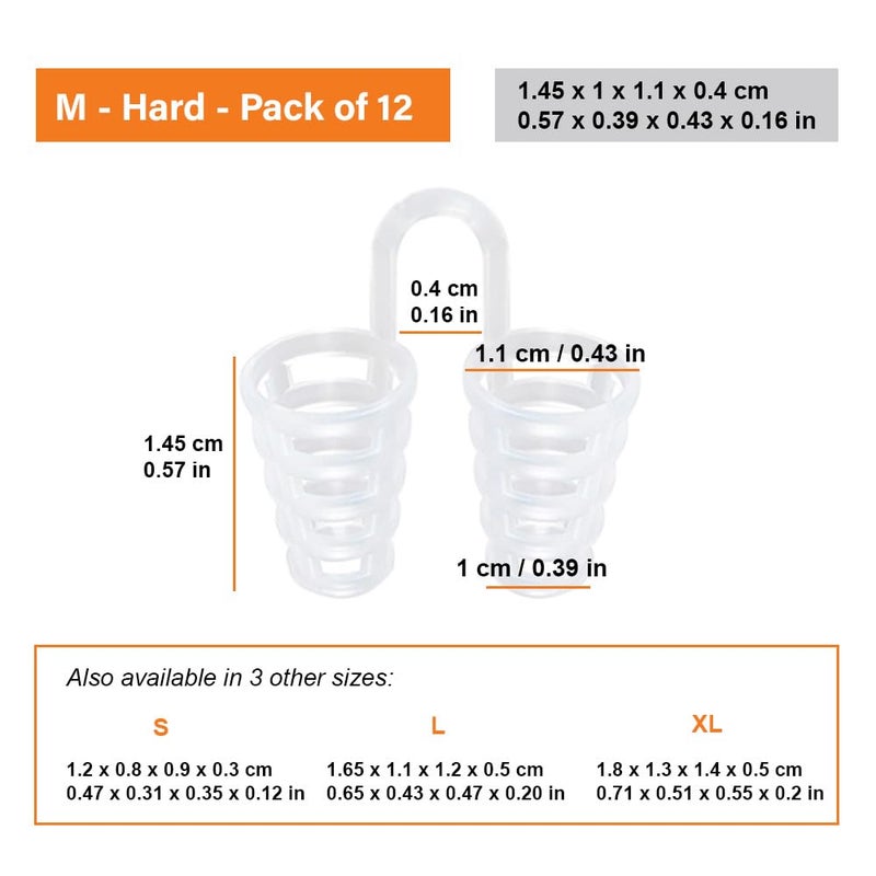 Mobi Lock Nose Vent Sinus Relief Dilator (Pack of 12 Medium Size) Hard Cone Vents - A Simple Solution for Nasal Snorers - Reusable Snoring Device to enjoy a peaceful night's sleep - by Mobi Lock - Image 2