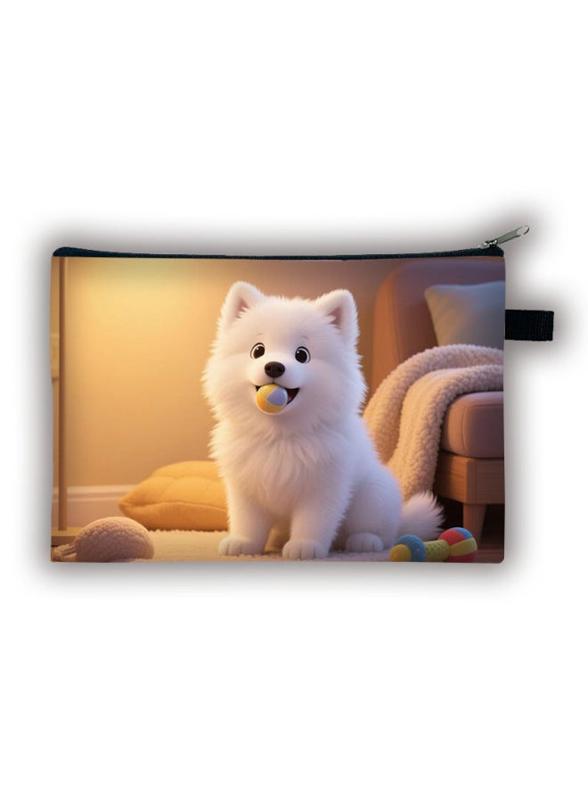 New Ai Puppy Coin Purse, Cute Large-capacity Storage Key Card Holder, Children's Casual Portable Bag