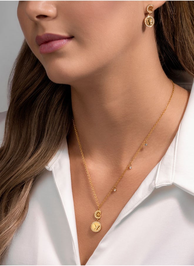 CERRUTI 1881 Angela Gold Plated Necklace for Women with Crystals  - Image 4