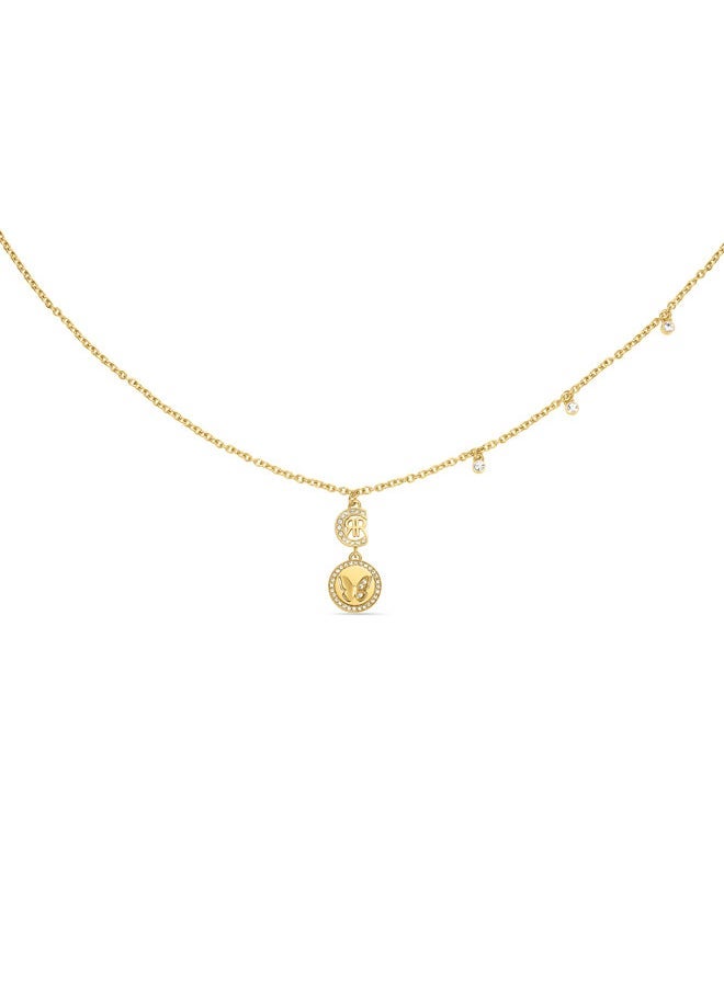 CERRUTI 1881 Angela Gold Plated Necklace for Women with Crystals  - Image 2