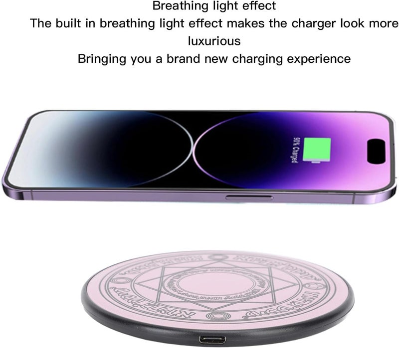 FILFEEL Array 20W Fast Pad with Breathing Light Effect - Stylish Desktop for Phones and Tablets - Image 5