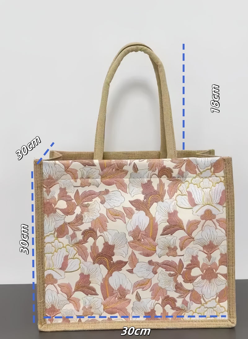 Elegant Pink Waterproof Tote - Image 1