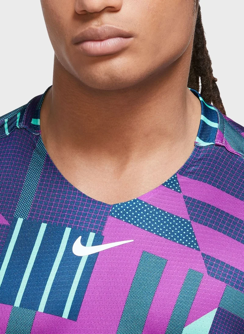 Nike Dri-Fit Advantage Printed T-Shirt