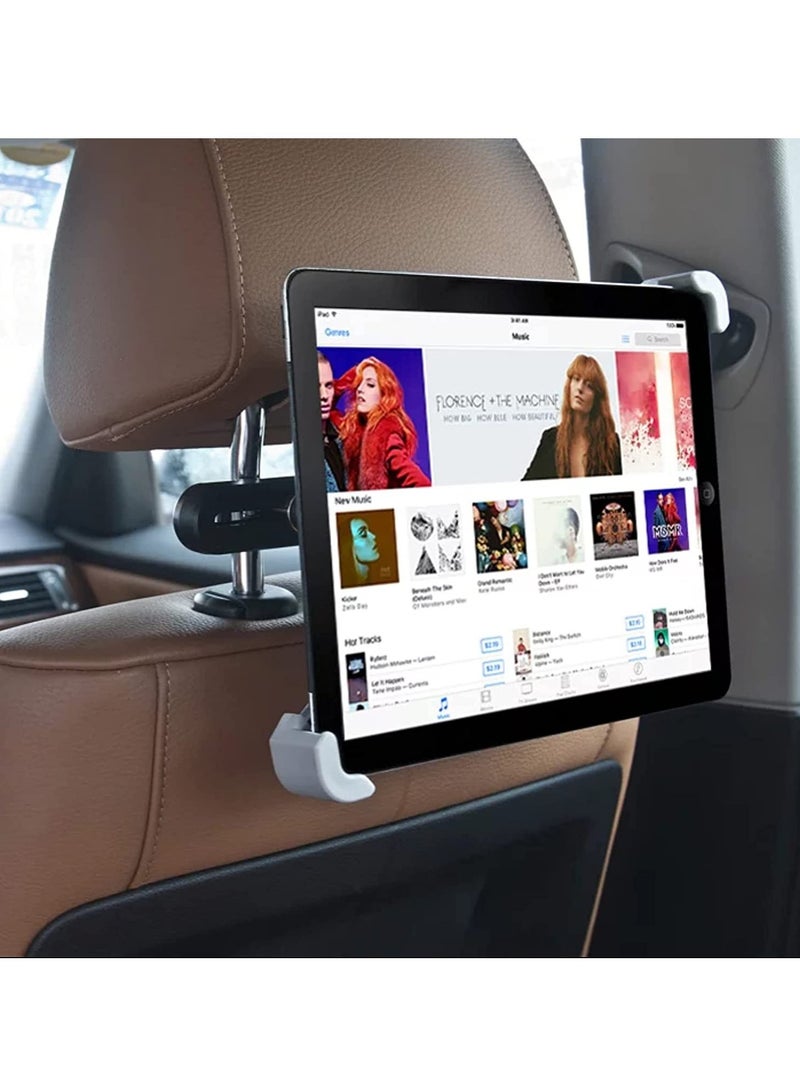 ELTRAZONE Car Headrest Tablet Mount, Tablet Holder - Universal Stand Cradle for different types of tablets,new iPad Pro 9.7, 10.5, 12.9, iPad Air mini 2 3 4, Smartphones, 4.7~13 inch Tablets. - Image 4
