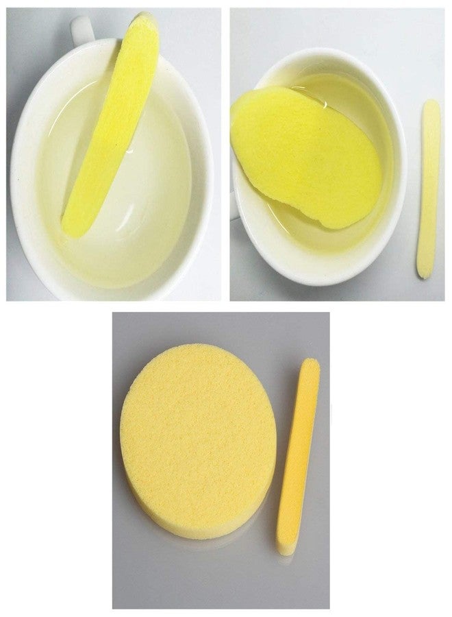 JAGDIV Facial Cleaning Sponge Form Wash Puff Stick Makeup Removal Round Face Wash Sponge Pads 12 Counts - Image 3