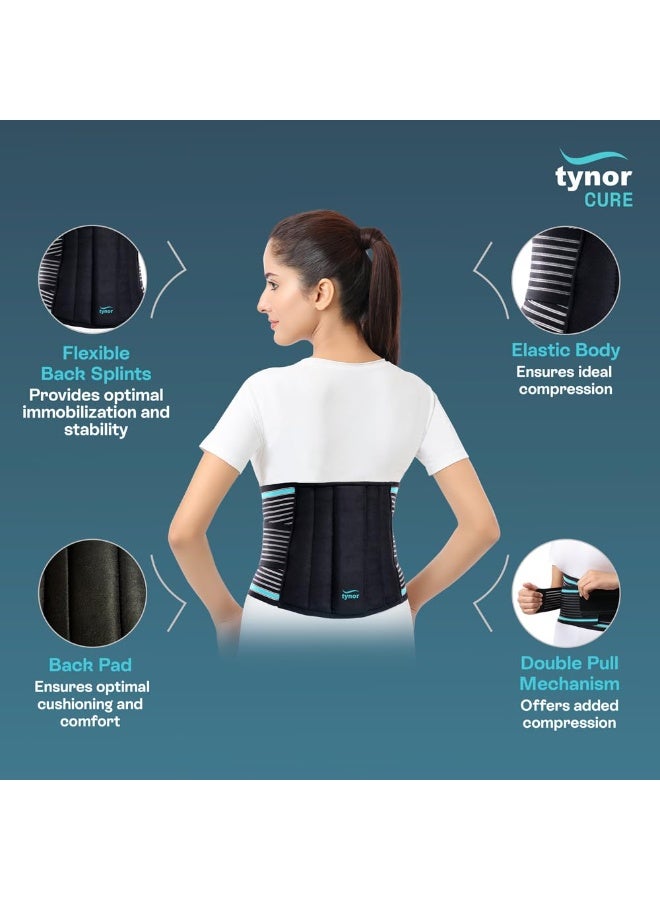 TYNOR Lumbo Sacral Belt, Black, Large, 1 Unit - Image 4