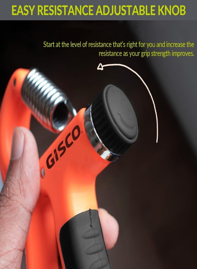 GISCO Adjustable Hand Grip Strengthener (Blue) | 10-40 Kg | Forearm & Finger Exercise Equipment for Home & Gym - Image 5