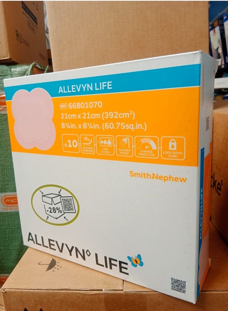 Smith&nephew Allevyn Life Pansement 21,0X21,0Cm 10 66801070 - Smith Nephew - Image 1