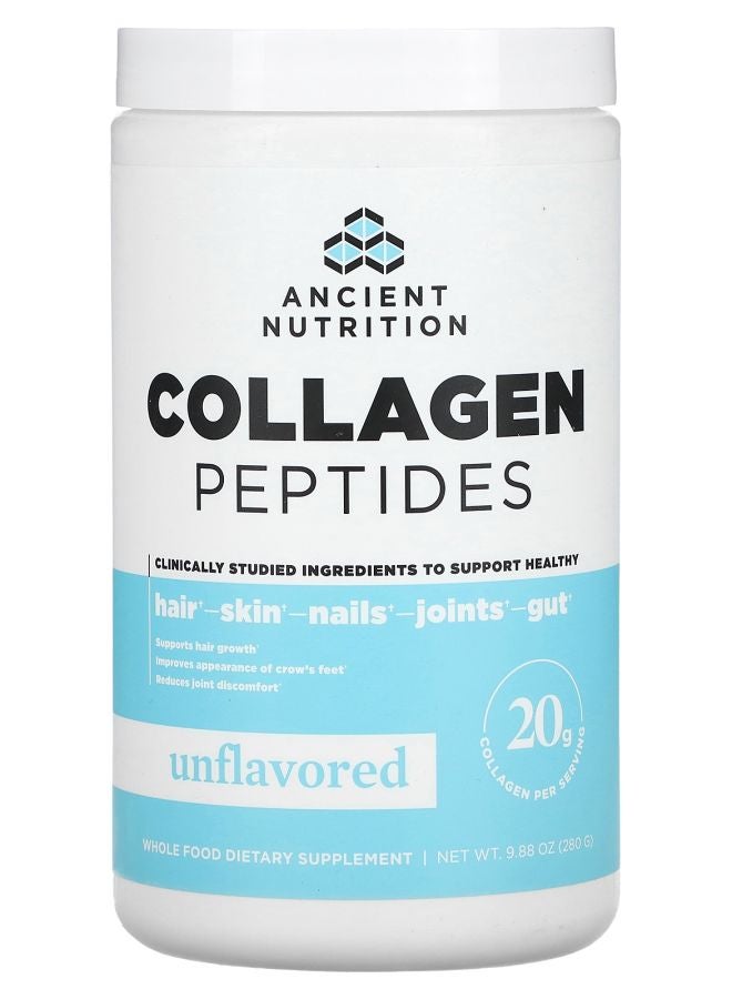 Ancient Nutrition Collagen Peptides Unflavored 9.88 oz (280 g)