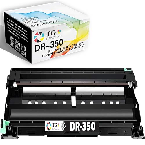 TG Imaging Compatible DR350 Drum Unit Replacement for Brother DR 350 Imaging Unit for TN350 Toner HL-2030 HL-2040N DCP-7020 MFC-7225N MFC-7420 MFC-7820D Printer (1-Pack, Drum Only) - Image 1
