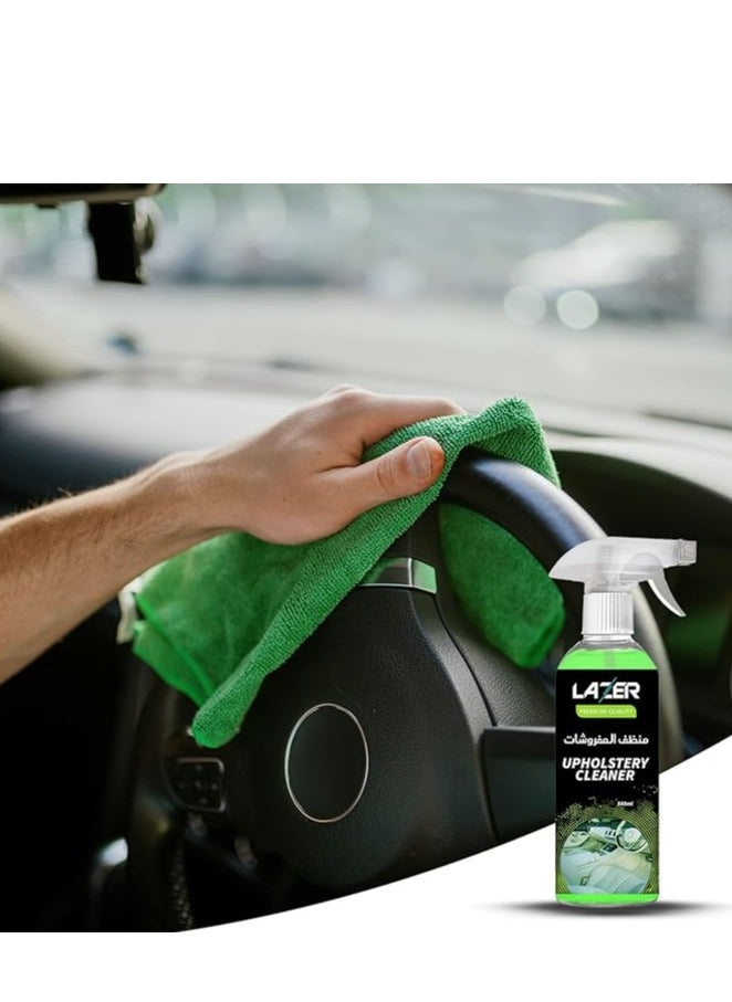 LAZER - Lazer Resolve Stain Remover Upholstery Cleaner Trigger Spray 500ml, Multi Surface Cleaner, All Purpose Cleaners, Multi Purpose Foam, Suitable for Car Car Interior, Seats, Mattress, Carpets - Image 1
