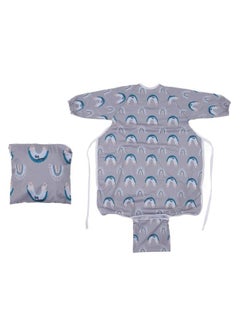 Coverall Baby Feeding Bib Integrated Waterproof Anti Fouling Long Sleeve Bib Easy Maintenance Full Coverage Bib for Eating SMT601 EF354