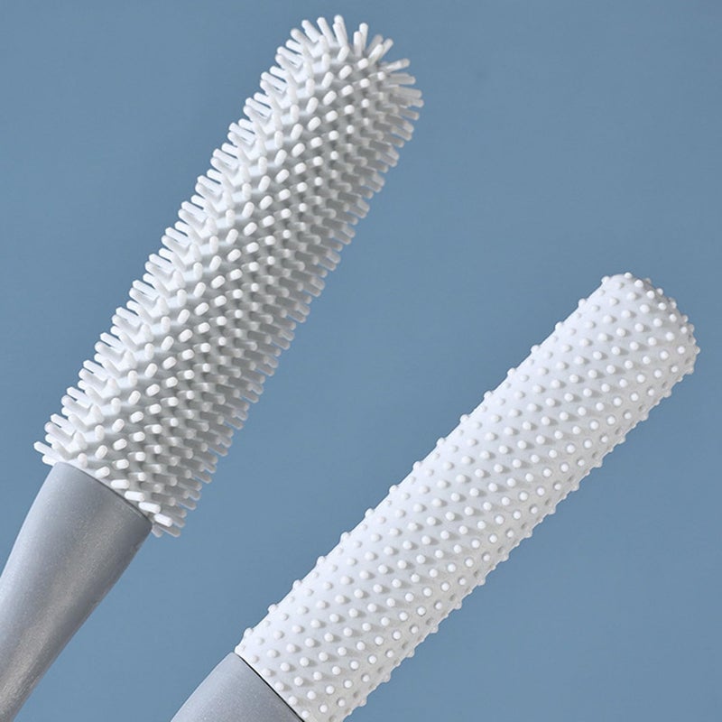 OWIIZI Toe Cleaning Brush 15.7" Foot Scrubber in Shower with Long Handle Silicone Gap Brush Between Toes Cleaner Soft Feet Care Scrub for Seniors,Elderly, Men and Women- 2Pack - Image 5