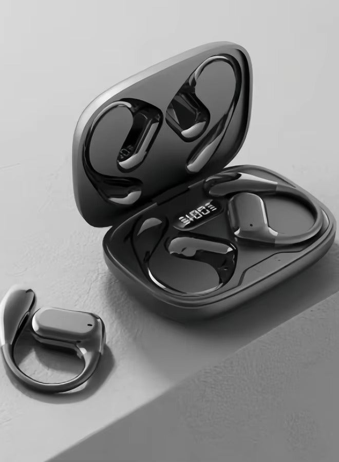 Open Ear Bluetooth Headphones Wireless Clip-On Earbuds HD Call Smart Touch Control Bone Conduction - Image 1