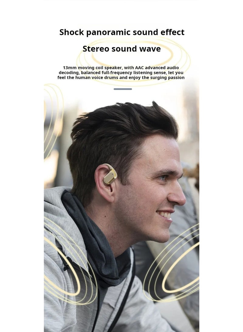 Open Ear Bluetooth Headphones Wireless Clip-On Earbuds HD Call Smart Touch Control Bone Conduction - Image 5