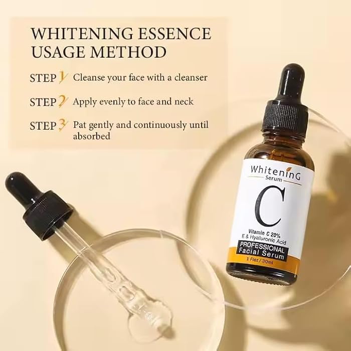 MOOYAM Vitamin C Serum for Face with Hyaluronic Acid – Brightening & Anti-Aging Facial Serum – Hydrating & Firming Formula 30 ml - Image 5