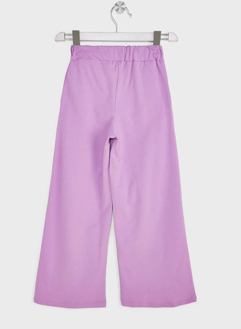 NAME IT Kids Wide Leg Sweatpants