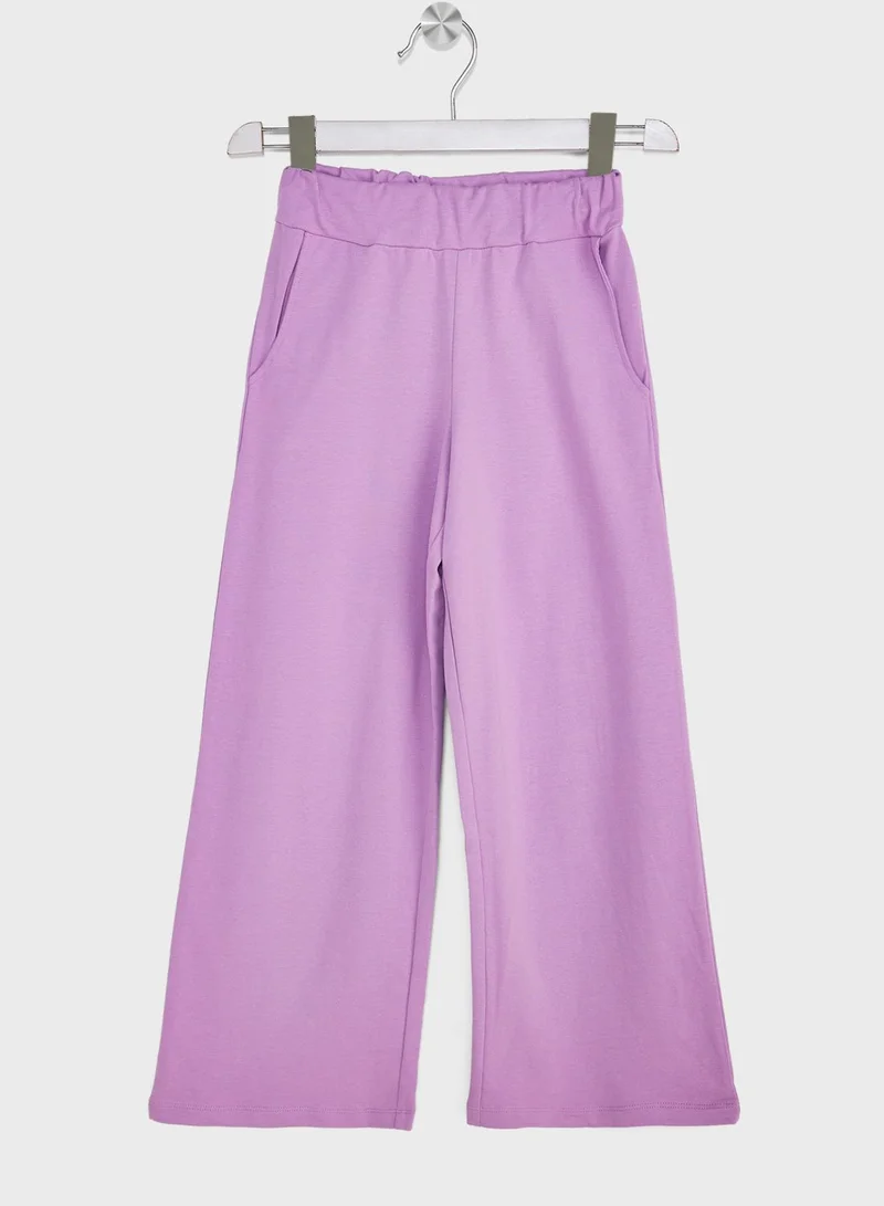 NAME IT Kids Wide Leg Sweatpants