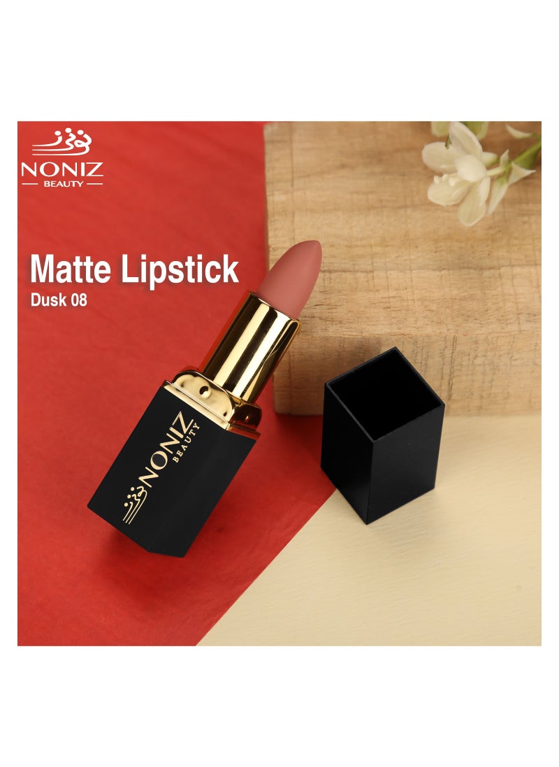 NONIZ Lipstick Matte Finish - Ultra Creamy Texture - أحمر شفاه طويل الأمد 9 ألوان صلبة - pzsku/ZACE6A44F7B25181F238CZ/45/_/1669575937/ea01f403-3ba2-4bd3-bd1e-ab3a5a5d8197