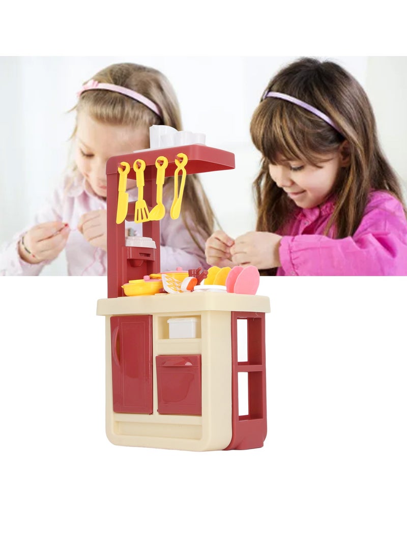 Velaurs Children'S Kitchen Toy Set 44 Pieces Interactive Cognitive Enhancement Suitable For Girls And Boys Role Play Pink - Image 4