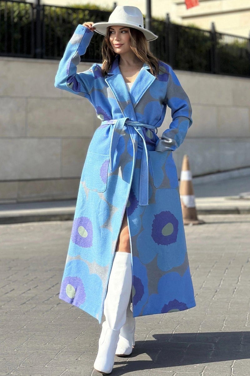 Weshaya Coat Women Blue - Image 1