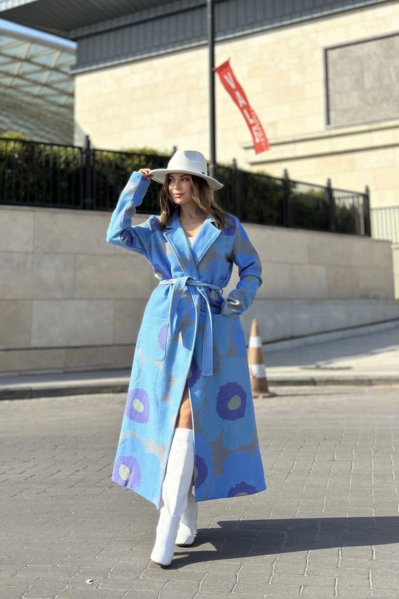 Weshaya Coat Women Blue - Image 2