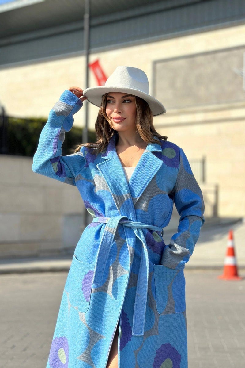 Weshaya Coat Women Blue - Image 5