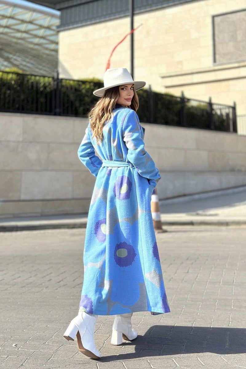 Weshaya Coat Women Blue - Image 3
