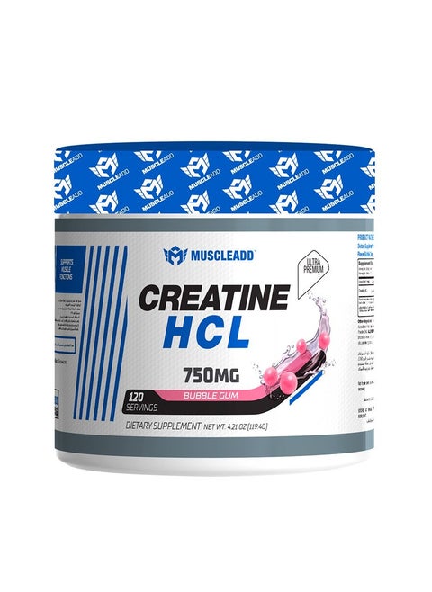 Creatine HCL-120Serv.-119.4G.-Bubble Gum