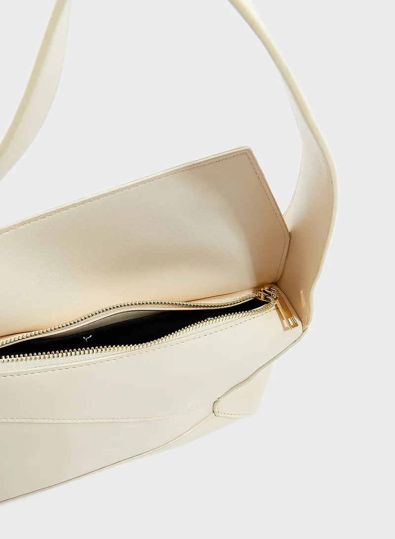 ELLA Panelled Shoulder Bag