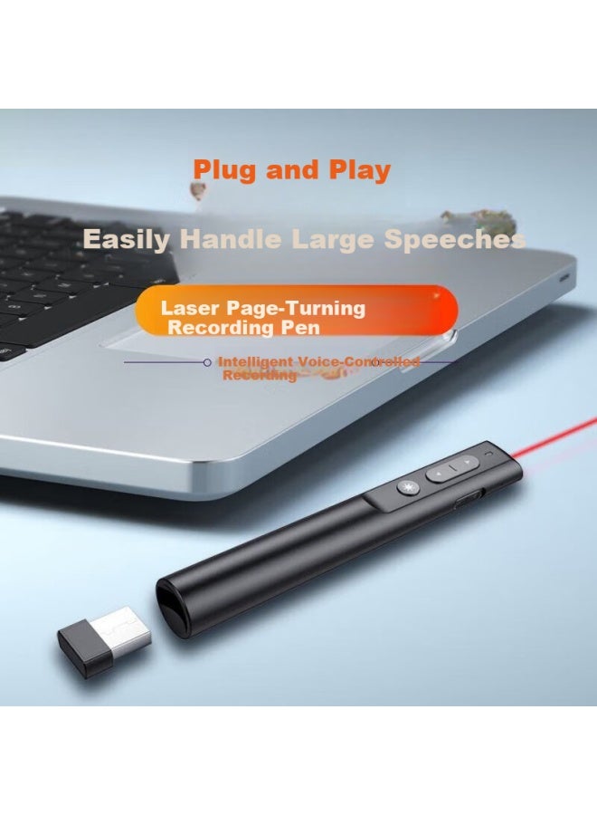 Comix Q81 16G Smart Voice Recorder With Page Turning Function, Projection Laser Pointer, Professional Hd Noise Reduction, Ideal For Training, Business Meetings, And Interviews - Image 1