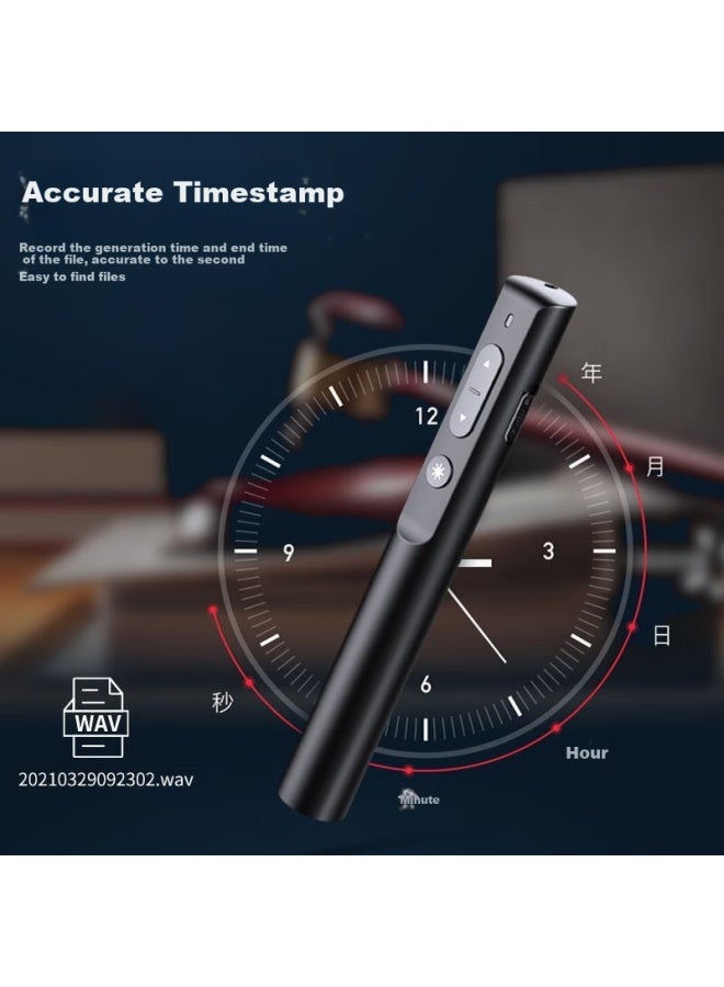 Comix Q81 16G Smart Voice Recorder With Page Turning Function, Projection Laser Pointer, Professional Hd Noise Reduction, Ideal For Training, Business Meetings, And Interviews - Image 3