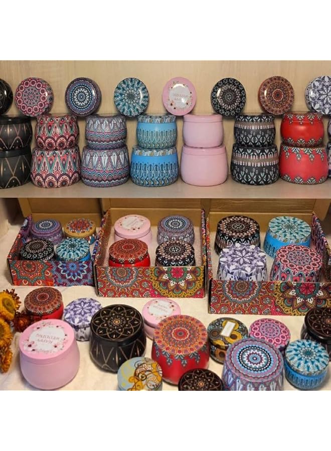 The Bros Scented Candles Set,Aromatherapy Candle Smokeless with Natural Soy Wax,Candles for Aromatherapy, Bath, Yoga,18H Duration per Candle,Relaxing Stress Relief Aroma Home Best Gift for Women,9pcs - Image 4