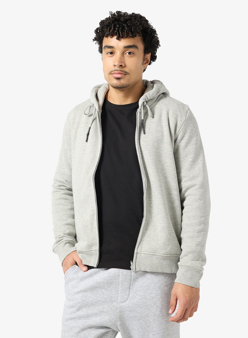 BRAVE SOUL Zip Through Hoodie - Image 1