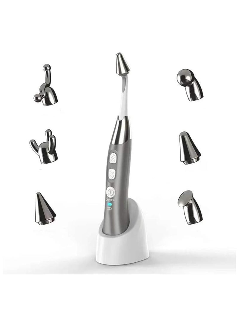 general Electric pressure point massage tool, 6-head Shiatsu pen for scalp decompression and head massage - Relaxation Shiatsu massager - Image 1