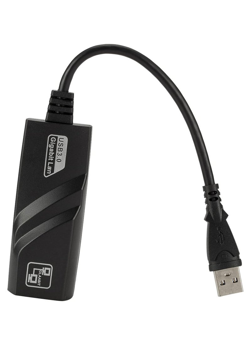Generic USB 3.0 To 1000Mbps Gigabit RJ45 Ethernet LAN Network Adapter Black  - Image 4