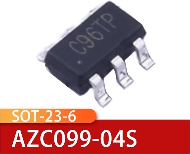 AZC099 04S R7G 10PCS SOT23 6 Static and Surge Protection Device - Image 4