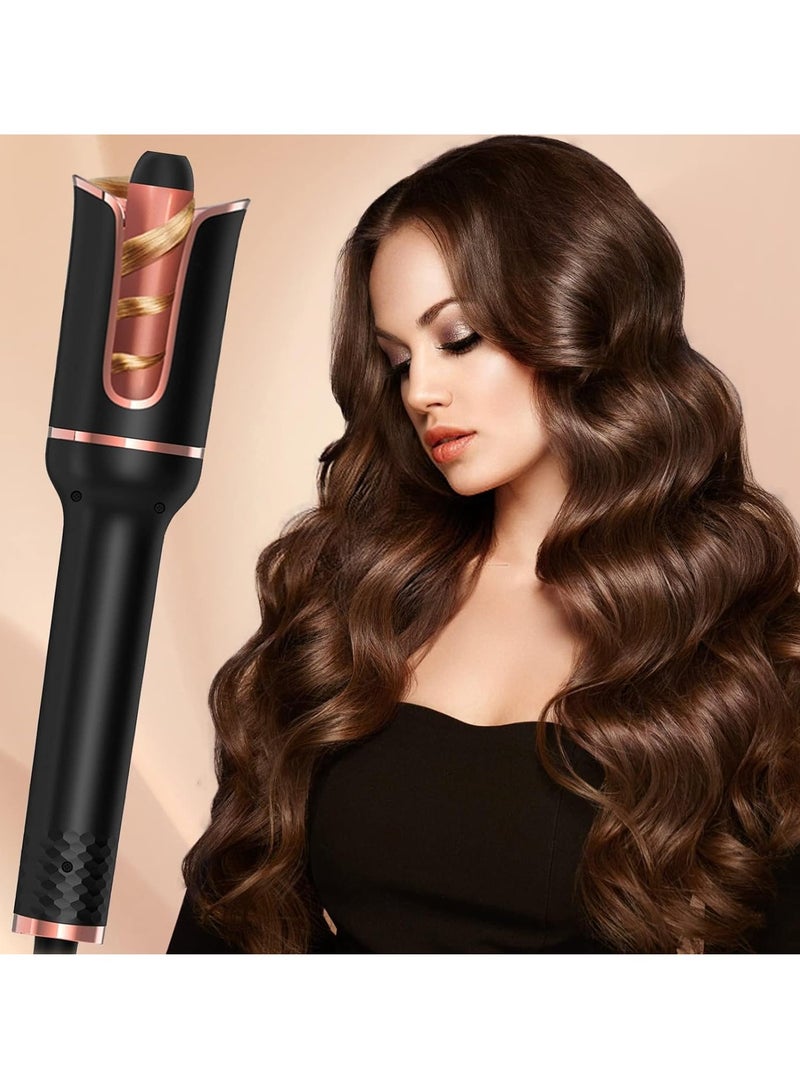 SOLARAE Automatic Hair Curler Automatic Curling Iron Professional Curling Wand Rotating with 1 Inch Large Barrel Fast Heating Dual Voltage for Women Mid Length to Longer Hair - Image 3