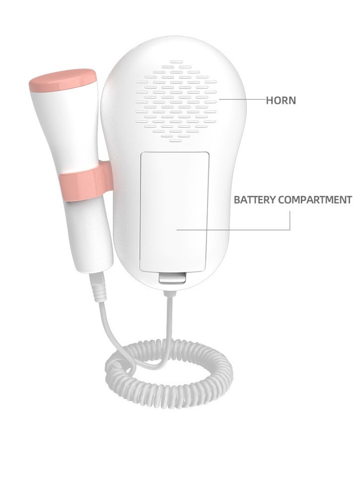 Halamine Ultrasound Doppler Fetal Heart Rate Monitor, Portable Baby Heartbeat Monitor for New Moms for Home Use - Image 5