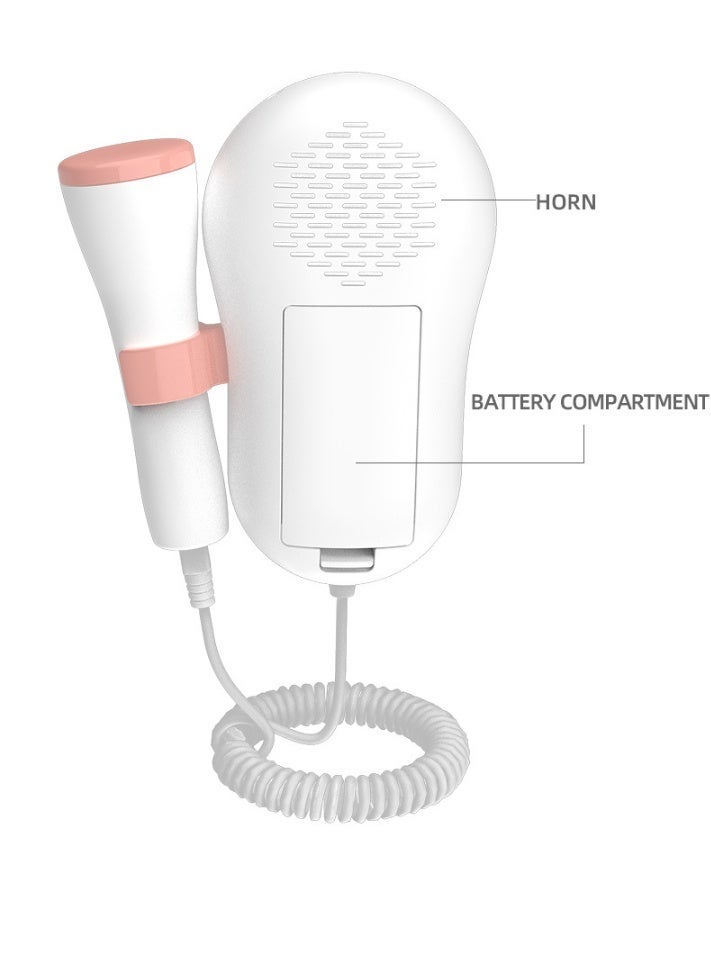 Halamine Ultrasound Doppler Fetal Heart Rate Monitor, Portable Baby Heartbeat Monitor for New Moms for Home Use - Image 4