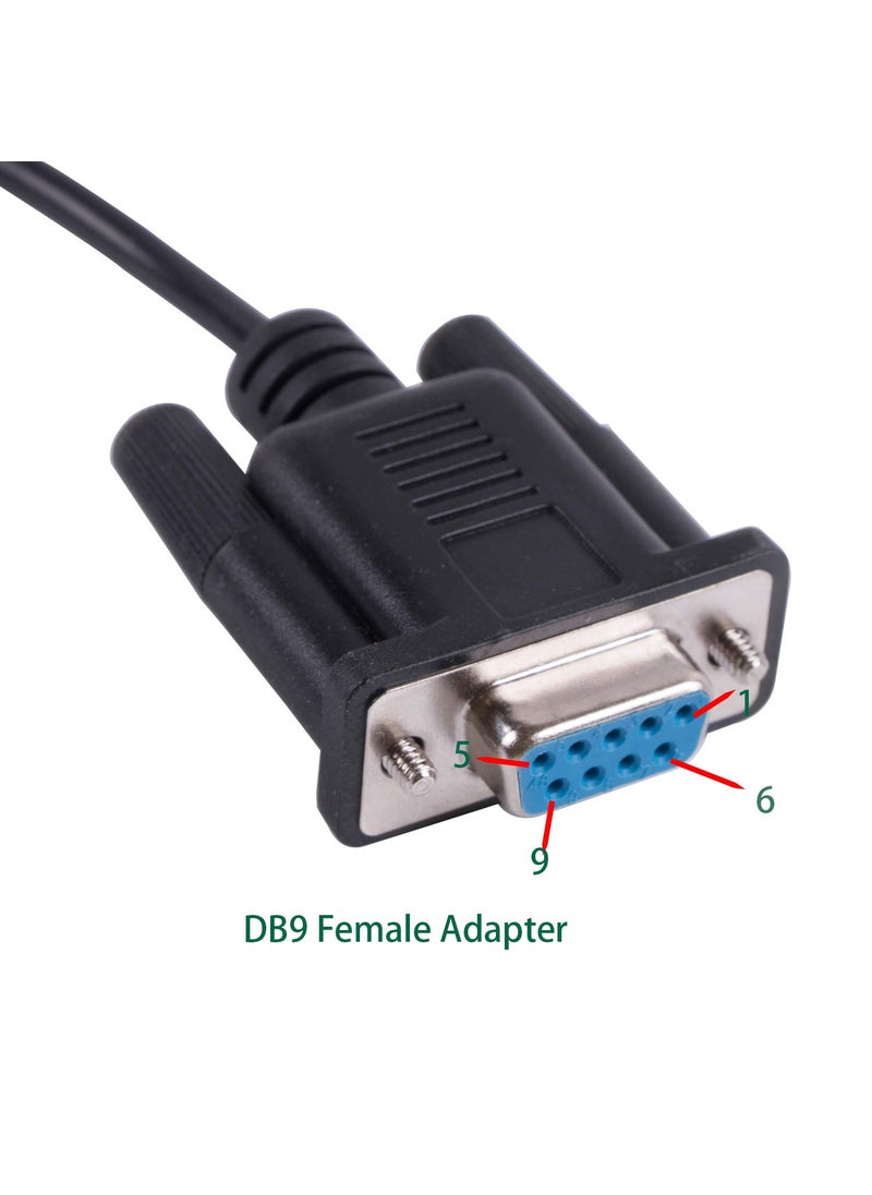 Suamdoen DB9 Serial RS232 to RJ12 6P6C Adapter Cable for APC PDU 940-0144A  - Image 3