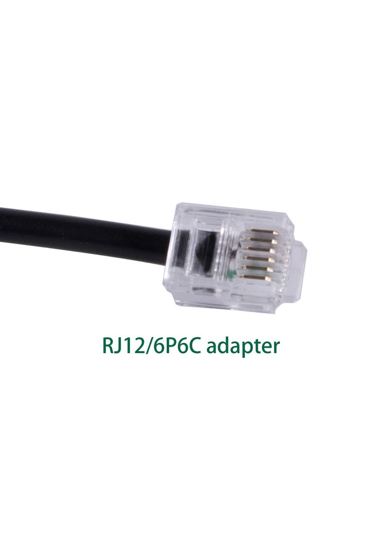 Suamdoen DB9 Serial RS232 to RJ12 6P6C Adapter Cable for APC PDU 940-0144A  - Image 2