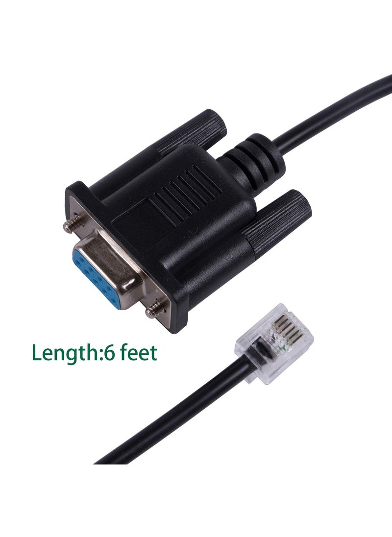 Suamdoen DB9 Serial RS232 to RJ12 6P6C Adapter Cable for APC PDU 940-0144A  - Image 4