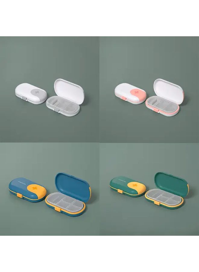 Six Grid Mini Pill Box Portable Compact Pill Organizer For Travel - Image 5