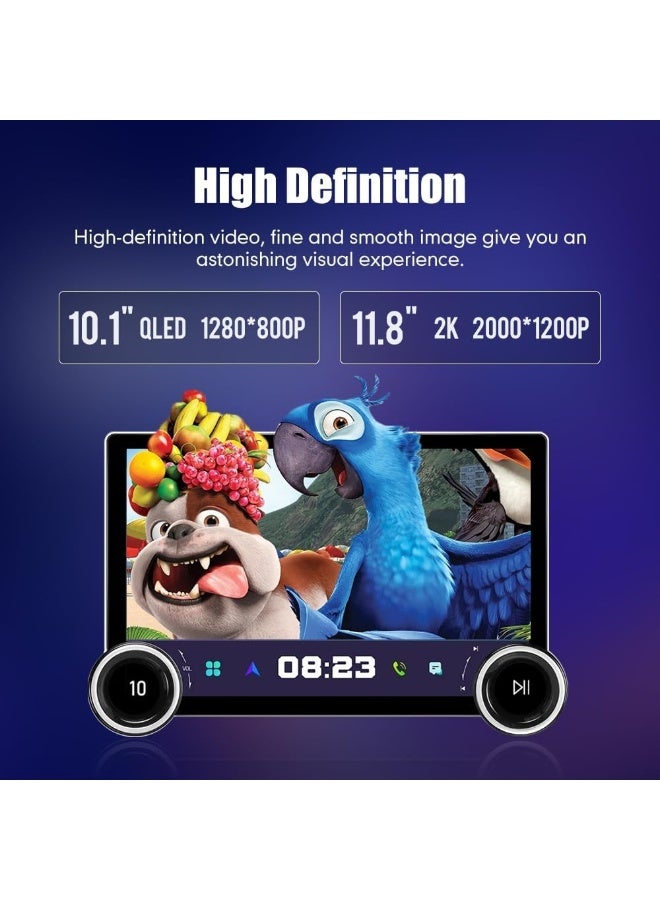 Vierex Android Car Stereo Screen For Toyota Land Cruiser Pickup LC79 LC70 2007-2020 With Apple Carplay Android Auto Wireless WiFi DSP AHD Camera Included Fast Interface Wood Color (4+64GB Diamond 2K) - Image 4