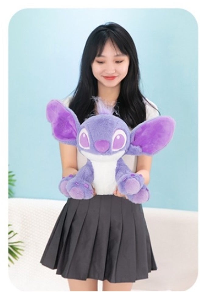 STITCH Stitch Cartoon Plush Doll Pillow Doll for Child 30 cm Purple  - Image 3