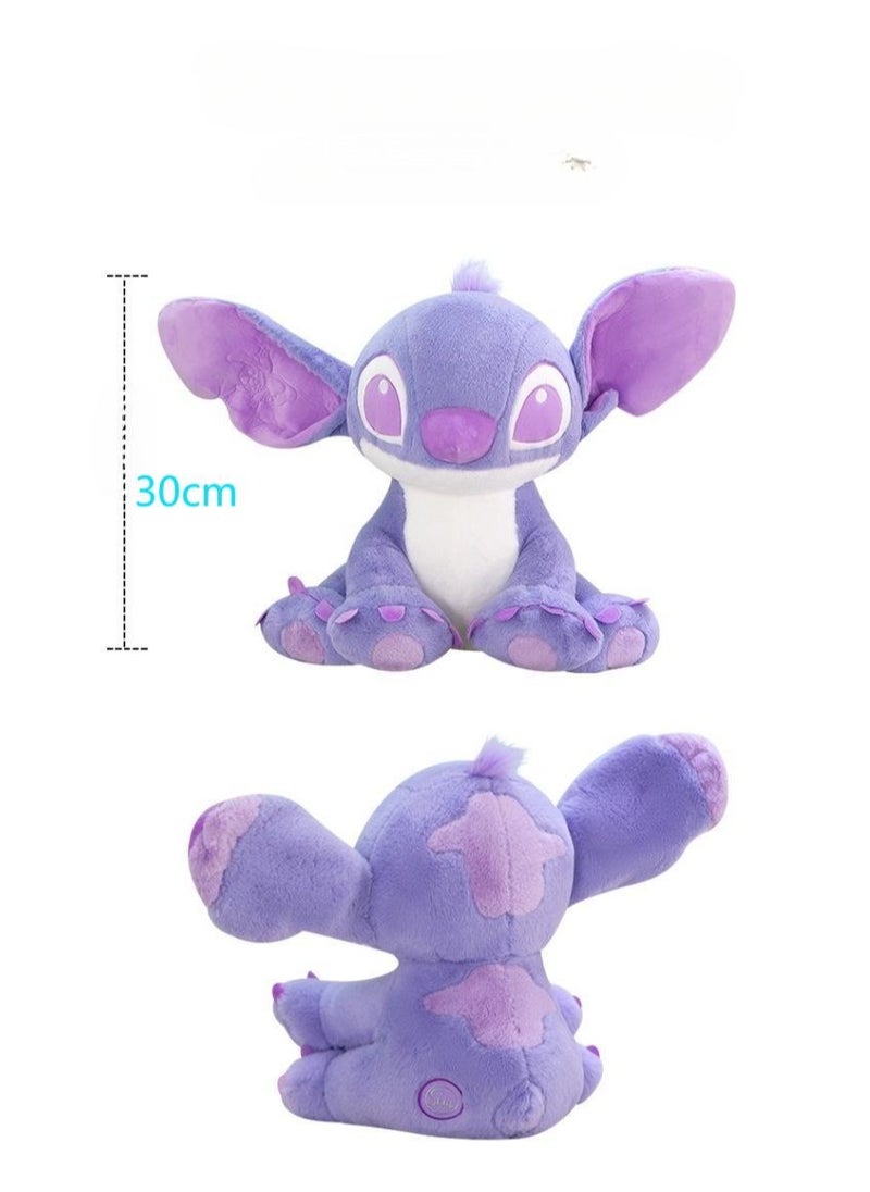 STITCH Stitch Cartoon Plush Doll Pillow Doll for Child 30 cm Purple  - Image 4